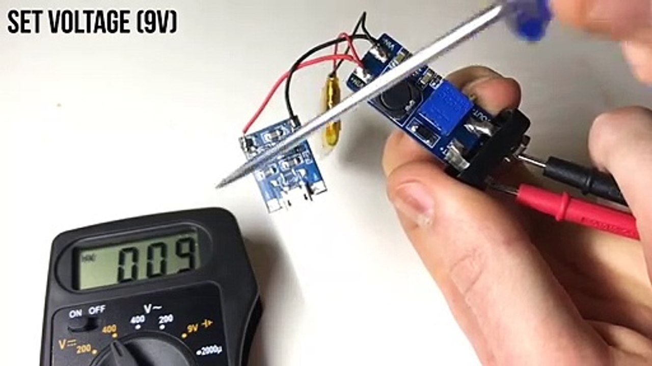 How to Make USB Rechargeable 9V Lion Battery