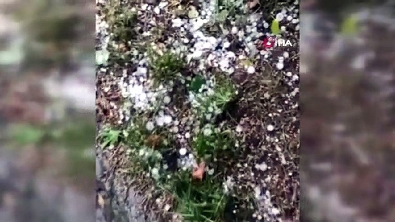 Une grêle de la taille d'une noix est tombée à Malatya