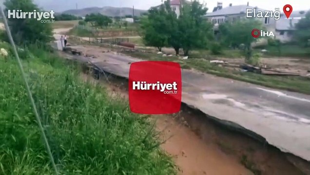 Elazığ’da etkili olan sağanak yağış ve dolu nedeniyle çok sayıda küçükbaş hayvan telef oldu