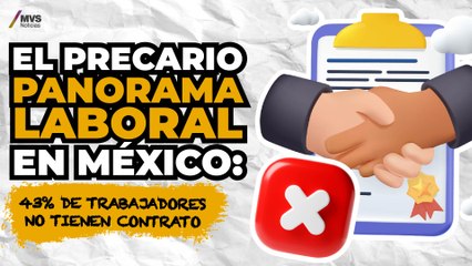 Sin garantías laborales: Esta es la preocupante situación de los trabajadores en México