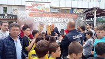 SAMSUN - Samsunspor'un şampiyonluk kupası Termeli taraftarlarla buluştu