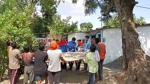 पेड़ पर चढ़ा उन्मादी युवक , दो घंटे तक अटकी रही सांसें