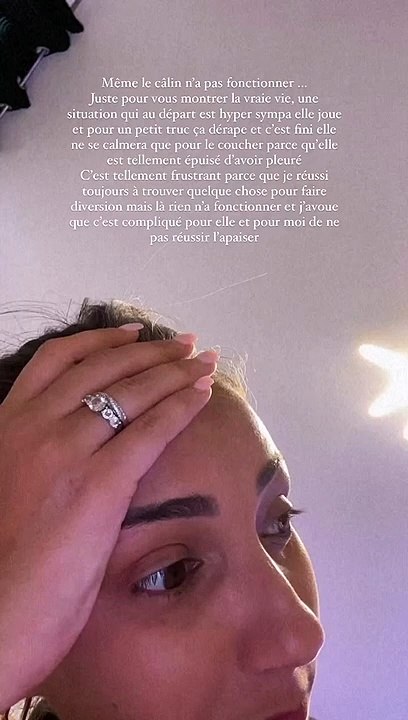 Lors de la soirée du 29 mai, sa fille Hajar a fait une crise à cause d'un jouetRofrane Bambara démunie face à sa fille Hajar