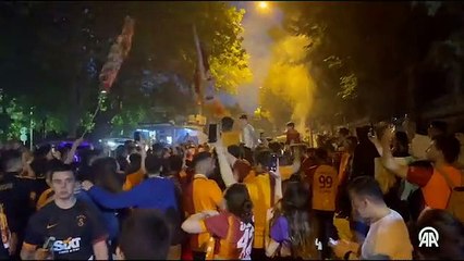 Florya'da şampiyonluk kutlamaları başladı