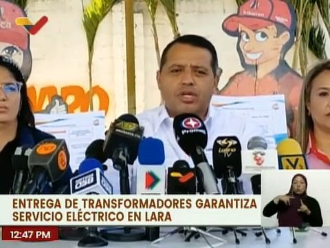 Lara | Alcalde del municipio Iribarren entregó 14 transformadores a solicitud de las comunidades