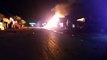 केमिकल का टैंकर होटल में घुसने से आग, एक जिंदा जला, एक की और आशंका
