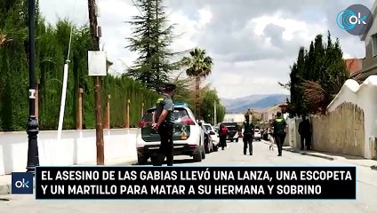 El asesino de Las Gabias llevó una lanza, una escopeta y un martillo para matar a su hermana y sobrino