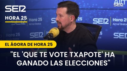 El análisis de Iglesias sobre el 28-M: "El 'que te vote Txapote' ha ganado las elecciones"
