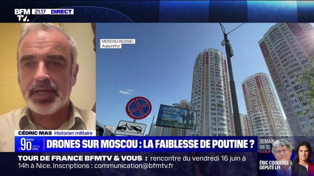 Attaque de drones sur Moscou: Kiev joue avec les nerfs russes pour Cédric Mas, historien militaire