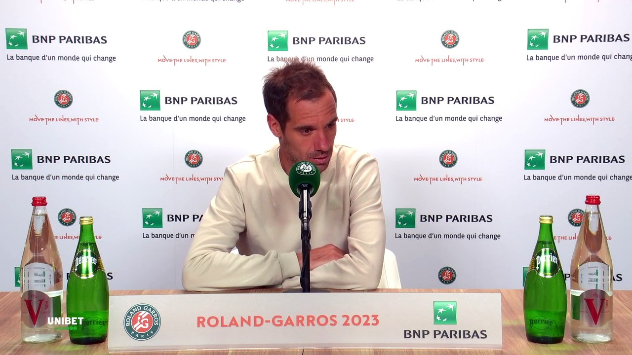 Roland-Garros 2023 - Richard Gasquet : "Ça peut se finir à Roland-Garros l'an prochain"