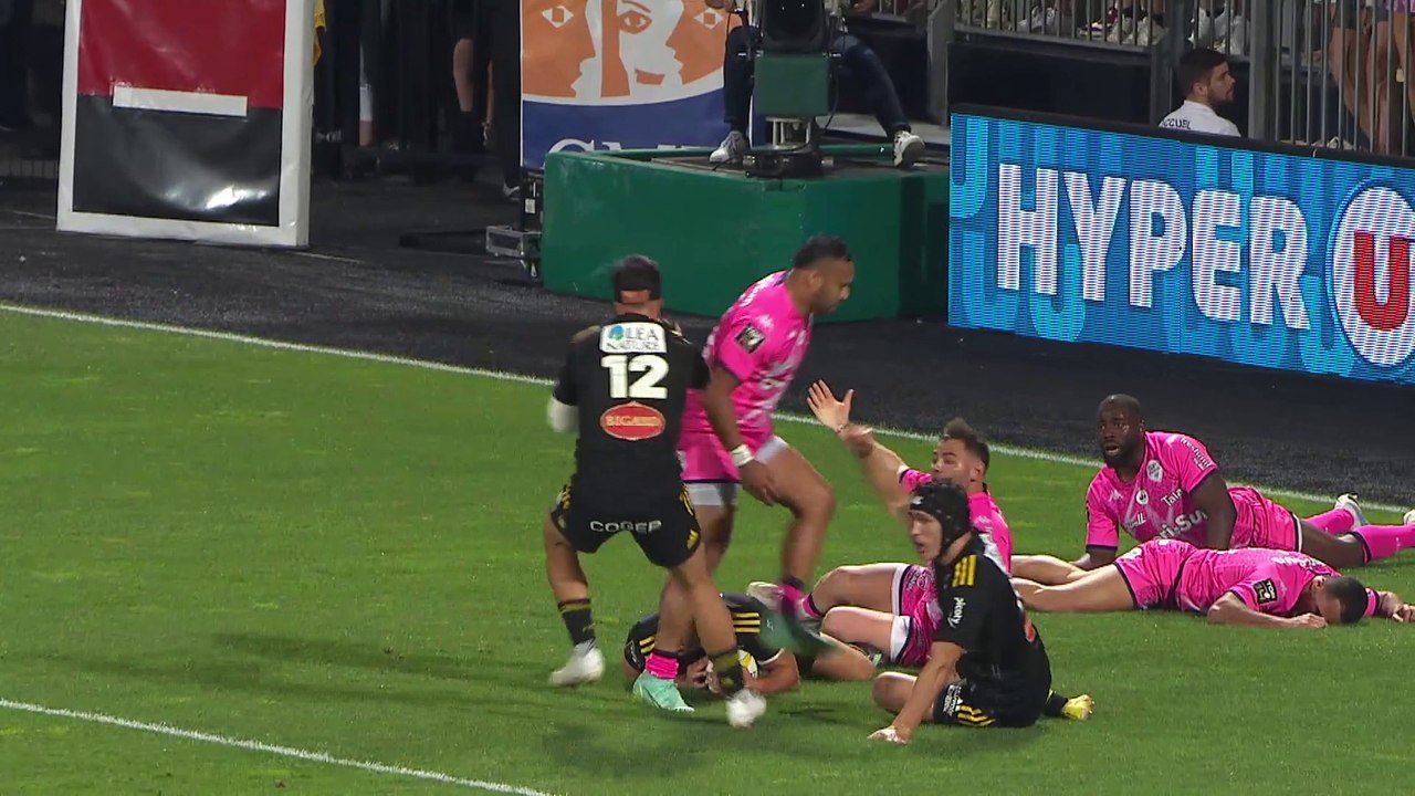 TOP 14 - Essai de Harry GLYNN (SR) - Stade Rochelais - Stade Français Paris - Saison 2022-2023