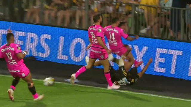 TOP 14 - Essai de Jules FAVRE (SR) - Stade Rochelais - Stade Français Paris - Saison 2022-2023