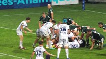 TOP 14 - Essai de Anthony BOUTHIER (MHR) - Section Paloise - Montpellier Hérault Rugby - Saison 2022-2023