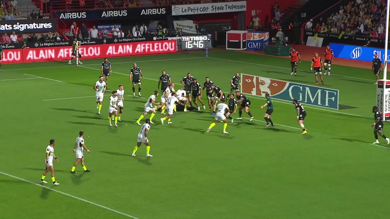TOP 14 - Essai de Santiago CHOCOBARES 2 (ST) - Stade Toulousain - CA Brive - Saison 2022-2023