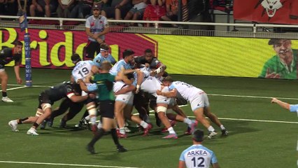 TOP 14 - Essai de Remy BAGET 3 (AB) - LOU Rugby - Aviron Bayonnais - Saison 2022-2023
