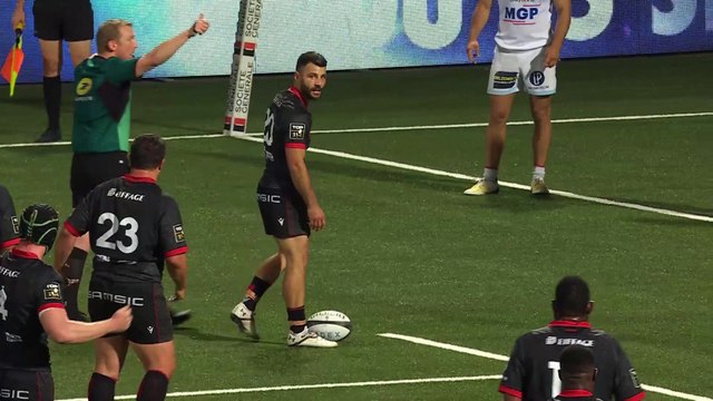 TOP 14 - Essai de Jonathan PÉLISSIÉ (LOU) - LOU Rugby - Aviron Bayonnais - Saison 2022-2023