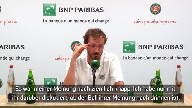 Medwedew genervt: Fans sollten die Klappe halten