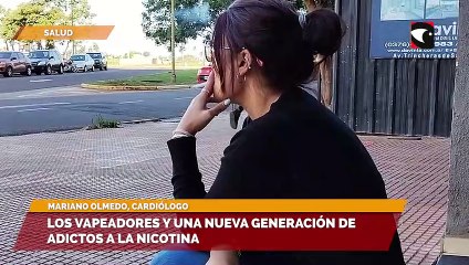 La OMS alertó que los vapeadores producen una nueva generación de adictos a la nicotina