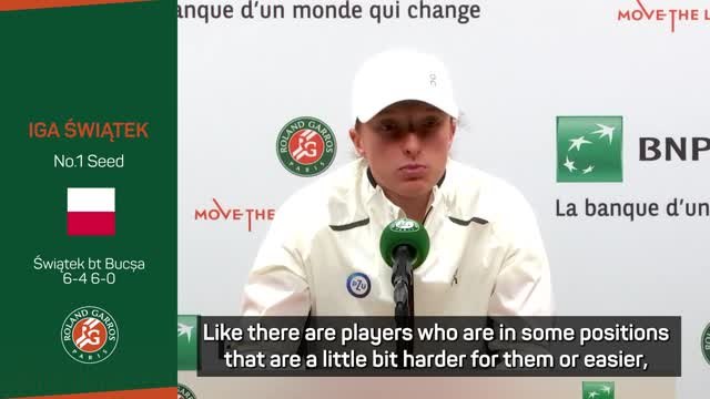 'Of course I feel pressure!' - Swiatek on defending the number one ranking