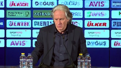 İSTANBUL - Fenerbahçe-Fraport TAV Antalyaspor maçının ardından - Jorge Jesus (2)