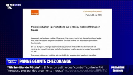 Les clients d'Orange touchés par une panne de 4 heures ce mardi après-midi