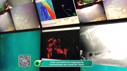 Colar com dente de megalodonte é encontrado nas ruínas do Titanic