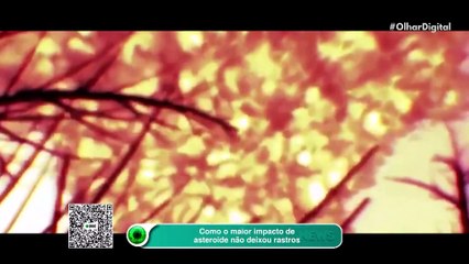 Como o maior impacto de asteroide não deixou rastros
