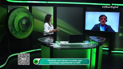 Ao Vivo_Paciente com câncer é curado com tecnologia experimental no SUS