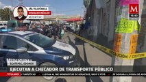Asesinan a checador de transporte público en Ecatepec