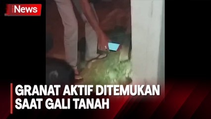 Penemuan Granat Aktif di Palembang, Pekerja Pembangunan Pipa PDAM Kaget