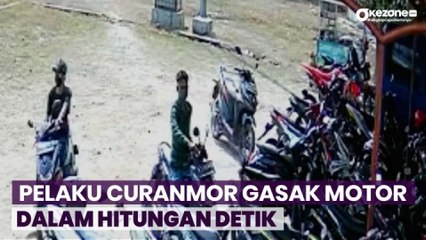 Télécharger la video: Terekam CCTV, Pelaku Curanmor Gasak Motor Hanya Dalam Hitungan Detik di Bekasi