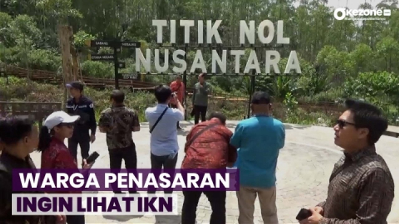 Pascapeluncuran Logo IKN, Titik Nol Nusantara Ramai Dikunjungi Warga