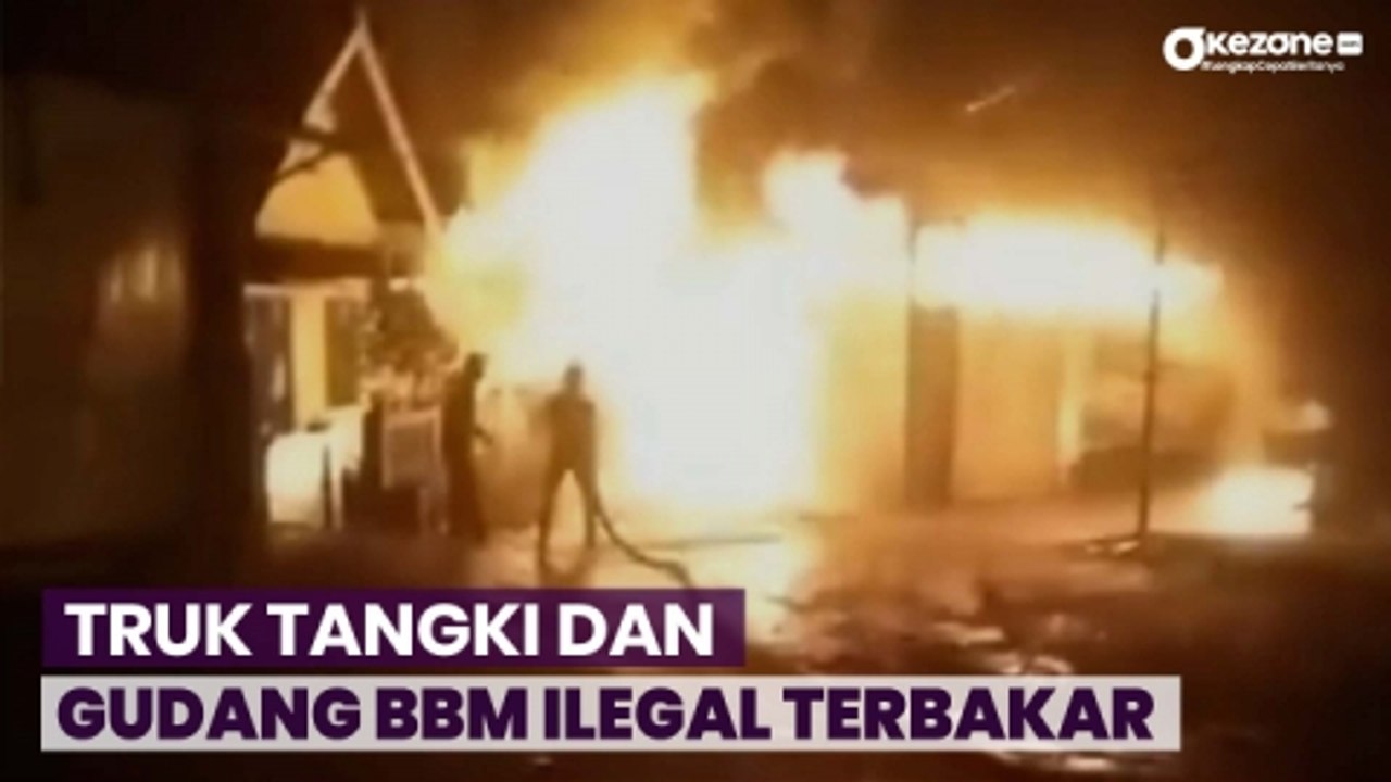 Truk Tangki Pertamina Terbakar di Bandar Lampung, Sopir dan Pemilik Gudang BBM Kabur