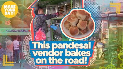 This pandesal vendor bakes on the road | Make Your Day