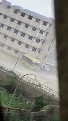 Breaking news | High Speed Storm in Bikaner, Rajasthan in India | Devastated school bus