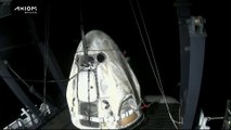 مراسل #العربية: المركبة دراغون يتم نقلها من سطح البحر إلى الأرض  #نحو_الفضاء