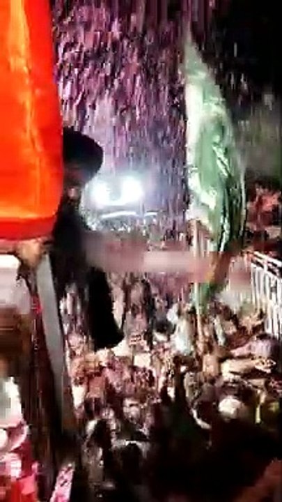 عوام کا سمندر پنجاب میں داخل ویلکم سعد رضوی ، پاکستان بچاؤ مارچ