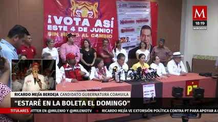 Voy a ganar, tengo el respaldo de la ciudadanía: Ricardo Mejía