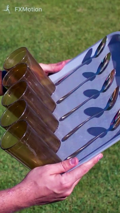 Slow Motion of Cup and Spoon