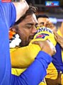 MS Dhoni Cry after Ravindra Jadeja Hit the Winning Six for CSK, Emotional Video #reels #msdhoni