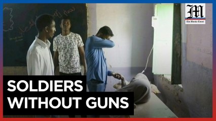 Makeshift clinic provides care in war-torn Sudan