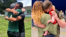 Most Emotional Soldier Homecoming Compilation || Heartsome 