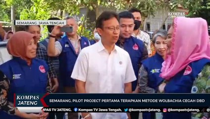 Semarang Pelopori Pencegahan DBD dengan Wolbachia