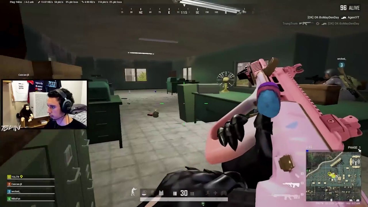 We killed an Asian Pro Player on PUBG playing SEA servers...
