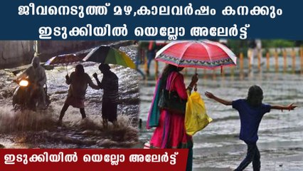 ജീവനെടുത്ത് മഴ, വരും ദിവസങ്ങളില്‍ മഴ തകര്‍ത്താടും, ഇടുക്കിയില്‍ യെല്ലോ അലേര്‍ട്ട്