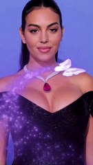 Georgina with a ruby necklace at Cannes #shorts