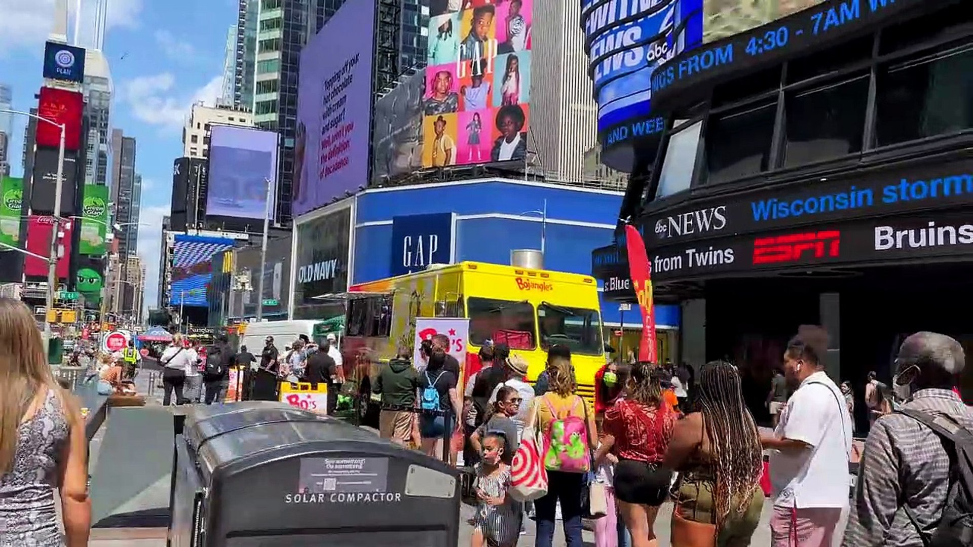 ⁣【4K】WALK Times Square NEW YORK City USA 4k video Travel vlog