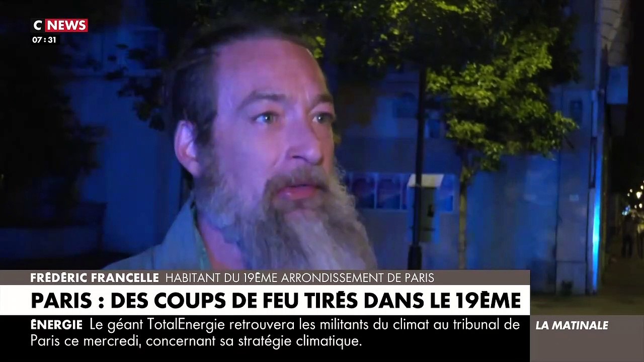 Panique hier soir dans le 19e arrondissement de Paris alors qu'une fusillade a éclaté en pleine rue - Un homme masqué et en noir a ouvert le feu contre une voiture