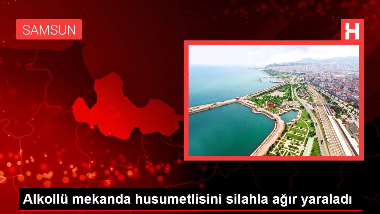 Alkollü mekanda husumetlisini silahla ağır yaraladı