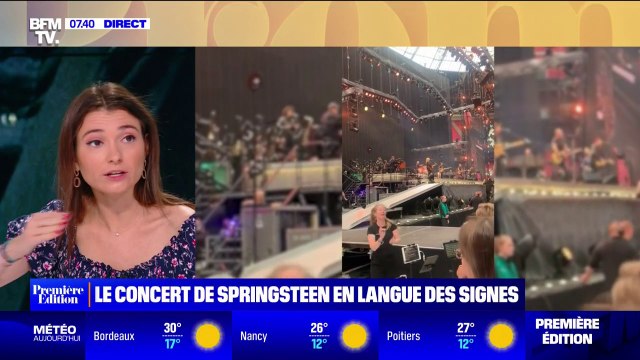 Une malentendante raconte comment elle a vécu le concert de Bruce Springsteen, traduit en langue des signes